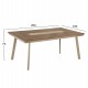 ΤΡΑΠΕΖΙ ΑΛΟΥΜΙΝΙΟΥ TABER HM5131.04 ΚΑΠΟΥΤΣΙΝΟ ΜΕ POLYWOOD TOP 200x100x75Υεκ