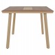 ΤΡΑΠΕΖΙ ΑΛΟΥΜΙΝΙΟΥ TABER HM5131.04 ΚΑΠΟΥΤΣΙΝΟ ΜΕ POLYWOOD TOP 200x100x75Υεκ