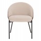 ΣΕΤ ΤΡΑΠΕΖΑΡΙΑΣ 7ΤΜΧ ASTORIA HM10933.02 MDF TOP--ΥΦΑΣΜΑ ΜΠΕΖ/ΚΑΦΕ & ΜΕΤΑΛΛΟ ΜΑΥΡΟ