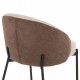 ΣΕΤ ΤΡΑΠΕΖΑΡΙΑΣ 7ΤΜΧ ASTORIA HM10933.02 MDF TOP--ΥΦΑΣΜΑ ΜΠΕΖ/ΚΑΦΕ & ΜΕΤΑΛΛΟ ΜΑΥΡΟ