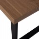 ΣΕΤ ΤΡΑΠΕΖΑΡΙΑΣ 7ΤΜΧ MANIDO HM10949.03 MDF TOP--ΥΦΑΣΜΑ TAUPE & ΜΕΤΑΛΛΟ ΜΑΥΡΟ