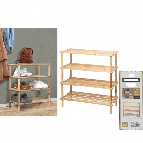 06512596 Παπουτσοθήκη WoodHandy Ξύλο 63x26.5x67cm