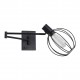77-8382 SE21-BL-52-GR2 ADEPT WALL LAMP Black Wall Lamp with Switcher and Black Metal Grid+