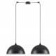 77-8720 SE21-BL-B10-BL2-MS40 ADEPT PENDANT Black Metal Pendant+