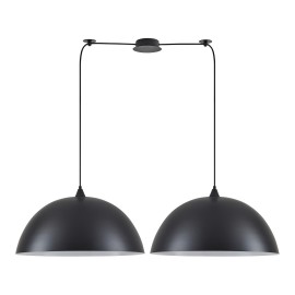 77-8724 SE21-BL-B10-BL2-MS50 ADEPT PENDANT Black Metal Pendant+