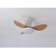 77-50627 SE LED F65 ADAM WHITE-LIGHT BROWN FAN 25W SMART WITH CONTROL 65x65x20cm 3000k-6500k 85-265V 2 Y
