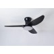 77-50630 SE LED F100 WINDY BLACK FAN 30W SMART WITH CONTROL 100x100x50cm 3000k-6500k 85-265V 2 YEARS WAR