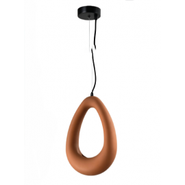 4103-A-Terracotta Inlight Κρεμαστό Γύψινο Φωτιστικό G9, Κεραμιδί, D:27,6x40,5cm (4103-A-Terracotta)