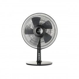 06-21078 ESTIA ΑΝΕΜΙΣΤΗΡΑΣ ΕΠΙΤΡΑΠΕΖΙΟΣ LEVANTO 30cm 45w ΜΑΥΡΟΣ