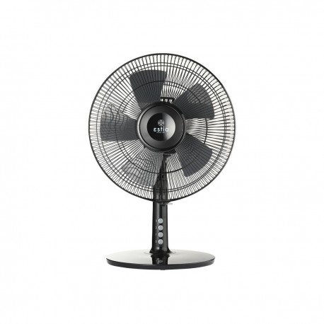 06-21078 ESTIA ΑΝΕΜΙΣΤΗΡΑΣ ΕΠΙΤΡΑΠΕΖΙΟΣ LEVANTO 30cm 45w ΜΑΥΡΟΣ