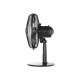 06-21078 ESTIA ΑΝΕΜΙΣΤΗΡΑΣ ΕΠΙΤΡΑΠΕΖΙΟΣ LEVANTO 30cm 45w ΜΑΥΡΟΣ