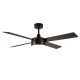 06-21214 ESTIA ΑΝΕΜΙΣΤΗΡΑΣ ΟΡΟΦΗΣ ZEPHYRUS 132cm 70w ΜΕ ΑΝΤΙΣΤΡΕΨΙΜΑ ΠΤΕΡΥΓΙΑ ΜΑΥΡΟ/ΓΚΡΙ