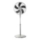 06-21511 ESTIA ΑΝΕΜΙΣΤΗΡΑΣ ΣΤΑΝΤ ΕΠΙΔΑΠΕΔΙΟΣ AEROPULSE 40cm 50w ΜΕ ΣΤΡΟΓΓYΛΗ ΒΑΣΗ ΒΑΡΕΩΣ ΤΥΠΟΥ ΓΚΡΙ