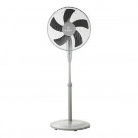 06-21511 ESTIA ΑΝΕΜΙΣΤΗΡΑΣ ΣΤΑΝΤ ΕΠΙΔΑΠΕΔΙΟΣ AEROPULSE 40cm 50w ΜΕ ΣΤΡΟΓΓYΛΗ ΒΑΣΗ ΒΑΡΕΩΣ ΤΥΠΟΥ ΓΚΡΙ