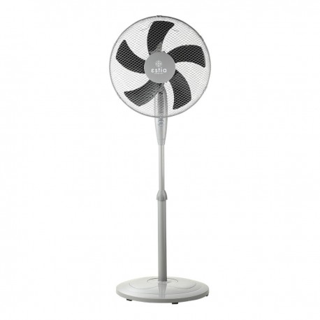 06-21511 ESTIA ΑΝΕΜΙΣΤΗΡΑΣ ΣΤΑΝΤ ΕΠΙΔΑΠΕΔΙΟΣ AEROPULSE 40cm 50w ΜΕ ΣΤΡΟΓΓYΛΗ ΒΑΣΗ ΒΑΡΕΩΣ ΤΥΠΟΥ ΓΚΡΙ