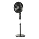 06-21160 ESTIA ΑΝΕΜΙΣΤΗΡΑΣ ΣΤΑΝΤ ΕΠΙΔΑΠΕΔΙΟΣ AITHER 40cm 45w ΜΑΥΡΟΣ ΜΕ ΧΡΟΝΟΔΙΑΚΟΠΤΗ