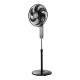 06-21122 ESTIA ΑΝΕΜΙΣΤΗΡΑΣ ΣΤΑΝΤ ΕΠΙΔΑΠΕΔΙΟΣ BOW 40cm 60w ΜΑΥΡΟΣ ΜΕ ΤΗΛΕΧΕΙΡΙΣΤΗΡΙΟ