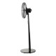 06-21092 ESTIA ΑΝΕΜΙΣΤΗΡΑΣ ΣΤΑΝΤ ΕΠΙΔΑΠΕΔΙΟΣ LEVANTO 40cm 55w ΜΑΥΡΟΣ
