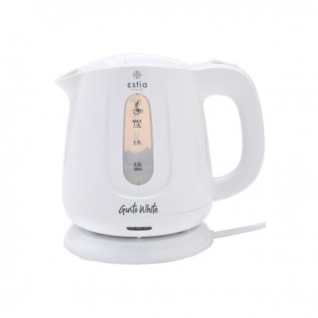 06-17224 ESTIA ΒΡΑΣΤΗΡΑΣ GUSTO WHITE ΠΛΑΣΤΙΚΟΣ 1lt 1100W