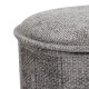 257-000051 Σκαμπό-μπαούλο Trebia pakoworld γκρι ύφασμα 76x38x38εκ