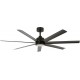 Beacon Atlanta 8021318349 Ανεμιστήρας Οροφής 142cm 41W με Φως & Τηλεχειριστήριο Μαύρος
