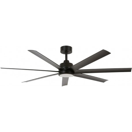 Beacon Atlanta 8021318349 Ανεμιστήρας Οροφής 142cm 41W με Φως & Τηλεχειριστήριο Μαύρος