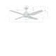 Lucci Air Aria 80212994 Ανεμιστήρας Οροφής 122cm με Φως Λευκός