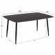 ΣΕΤ ΤΡΑΠΕΖΑΡΙΑΣ 5ΤΜΧ DETTON HM10940.01 ΚΕΡΑΜΙΚΟ TOP--ΥΦΑΣΜΑ ΓΚΡΙ & ΜΕΤΑΛ.ΠΟΔΙΑ ΜΑΥΡΑ