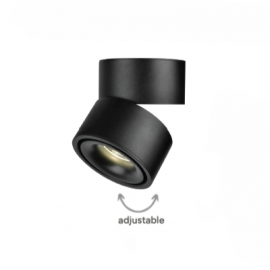 9095-Black InLight Φωτιστικό Σποτ Οροφής LED 15W, 3CCT, Μαύρο, D:10x10,7cm (9095-Black)