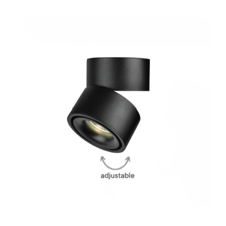 9095-Black InLight Φωτιστικό Σποτ Οροφής LED 15W, 3CCT, Μαύρο, D:10x10,7cm (9095-Black)
