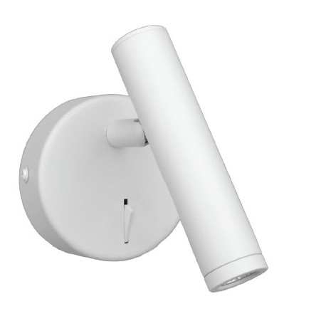 43078-White Inlight Φωτιστικό Τοίχου LED 3W, 3000K, Λευκό D:2,5x11,2cm (43078-White)
