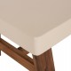 ΤΡΑΠΕΖΙ ΤΡΑΠΕΖΑΡΙΑΣ FIBER CEMENT & ΞΥΛΟ ΑΚΑΚΙΑΣ MAEVE HM6575.02 ΜΠΕΖ 200x100x75Υεκ