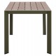 ΤΡΑΠΕΖΙ ΕΞΩΤ.ΧΩΡΟΥ GOYA HM6059.07 ΑΛΟΥΜΙΝΙΟ ΣE OLIVE GREEN & POLYWOOD 160X80Χ75Υεκ.