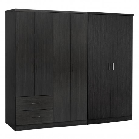 ΝΤΟΥΛΑΠΑ 6ΦΥΛΛΗ BLAKELY HM21235.01 ΜΕΛΑΜΙΝΗ ΧΡΩΜΑ ZEBRANO 201x43x181Υεκ