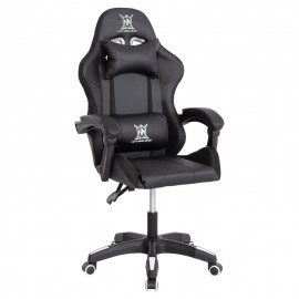 ΠΟΛΥΘΡΟΝΑ GAMING DARREN HM1203.04 ΜΑΥΡΟ-ΛΕΥΚΟ PVC 58.5x100x120Υεκ.