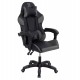 ΠΟΛΥΘΡΟΝΑ GAMING DARREN HM1203.10 ΜΑΥΡΟ-ΓΚΡΙ PVC 60x60x120Υεκ.