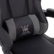 ΠΟΛΥΘΡΟΝΑ GAMING DARREN HM1203.10 ΜΑΥΡΟ-ΓΚΡΙ PVC 60x60x120Υεκ.