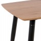 ΣΕΤ ΤΡΑΠΕΖΑΡΙΑΣ 5ΤΜΧ GAFF HM10847.02 MDF TOP ΦΥΣΙΚΟ--ΥΦΑΣΜΑ ΜΠΕΖ & ΜΕΤΑΛΛΟ ΜΑΥΡΟ