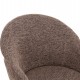 ΣΕΤ ΤΡΑΠΕΖΑΡΙΑΣ 5ΤΜΧ DRENNY HM10952.03 ΚΕΡΑΜΙΚΟ TOP--ΥΦΑΣΜΑ TAUPE & ΜΕΤΑΛ.ΠΟΔΙΑ