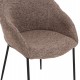ΣΕΤ ΤΡΑΠΕΖΑΡΙΑΣ 5ΤΜΧ DRENNY HM10952.03 ΚΕΡΑΜΙΚΟ TOP--ΥΦΑΣΜΑ TAUPE & ΜΕΤΑΛ.ΠΟΔΙΑ