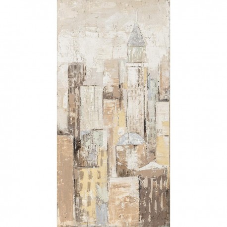 14670025  Πίνακας ArteLibre -Πόλη- Καμβάς 60x120cm