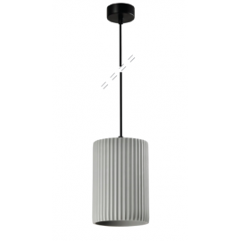 4062-Gray Inlight Κρεμαστό Γύψινο Φωτιστικό E27, Γκρι D:22x15cm(4062-Gray)