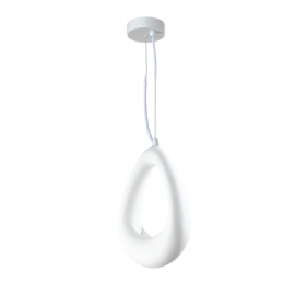 4103-B-White Inlight Κρεμαστό Γύψινο Φωτιστικό G9, Λευκό, D:25,4x17cm(4103-B-White)