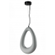 4103-B-Gray Inlight Κρεμαστό Γύψινο Φωτιστικό G9, Γκρι, D:25,4x17cm(4103-B-Gray)