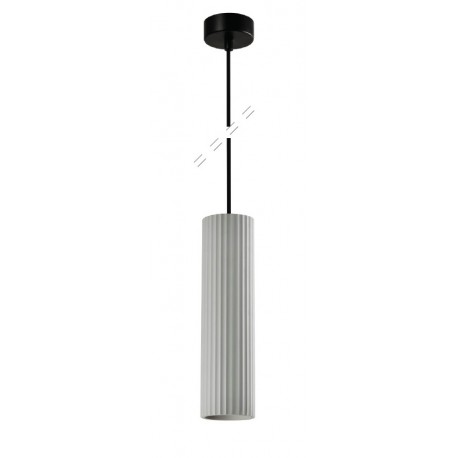 4064-Gray InLight Κρεμαστό Γύψινο Φωτιστικό GU10, Γκρι, D: 29,5x7,7cm (4064-Gray)