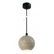 4087 InLight Κρεμαστό φωτιστικό γκρι από travertine marble 1XGU10 D:11 x 11cm (4087)