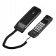 110087-0020 Osio OSW-4660B – Ενσύρματο Τηλέφωνο Γόνδολα με επανάκληση, Μαύρο