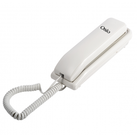 110087-0021 Osio OSW-4660W – Ενσύρματο Τηλέφωνο Γόνδολα με επανάκληση, Λευκό
