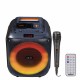 110583-0049 Akai ABTS-V30 – Φορητό Ηχείο 40W RMS με LED & Karaoke, Bluetooth 5.0, USB/TF & AUX (Μπαταρία 7.4V/3600mAh)
