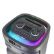 110583-0037 AKAI Sonic X12 Φορητό Ηχείο 100W με Bluetooth 5.3, FM, TWS & Ασύρματο Μικρόφωνο